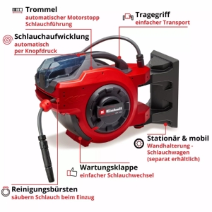 Einhell GE-HR 18/30 Li-Solo Akku-Schlauchtrommel (Wasser) 