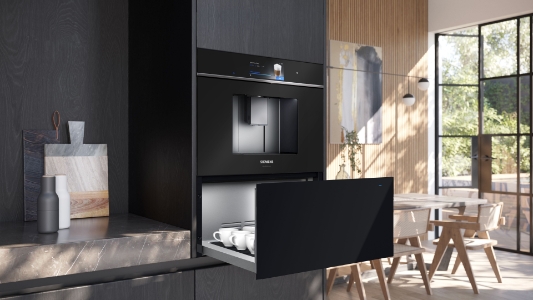 Siemens BI710D1B1 iQ700 Wärmeschublade 60 x 29 cm Schwarz, Edelstahl 