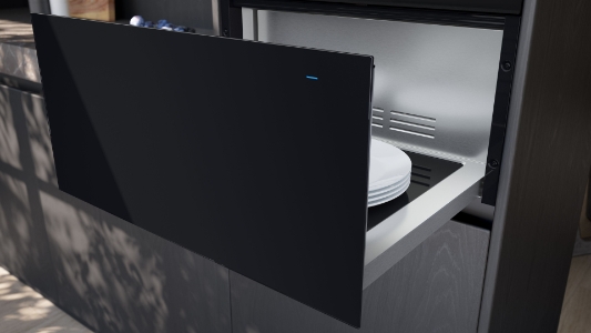 Siemens BI710D1B1 iQ700 Wärmeschublade 60 x 29 cm Schwarz, Edelstahl 