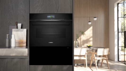 Siemens BI710D1B1 iQ700 Wärmeschublade 60 x 29 cm Schwarz, Edelstahl 