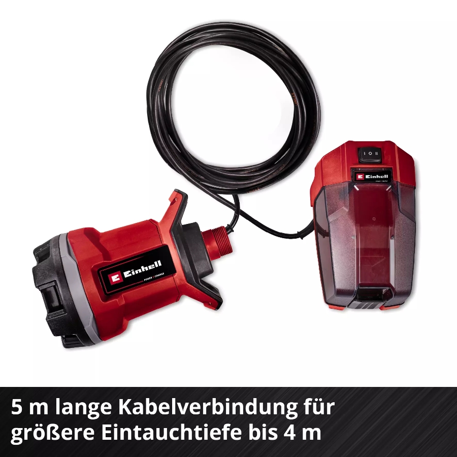 Einhell GE-DP 18/25 Li - Solo Akku-Schmutzwasserpumpe  