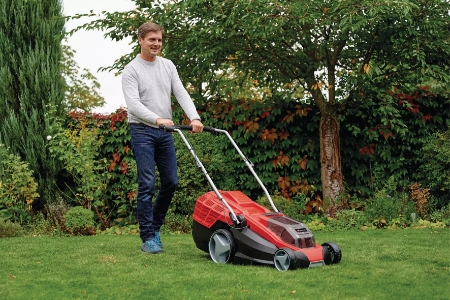 Einhell GE-CM 36/43 Li M (2x4,0Ah) Akku-Rasenmäher 