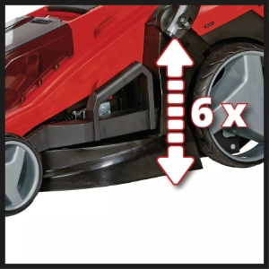 Einhell GE-CM 36/43 Li M (2x4,0Ah) Akku-Rasenmäher 