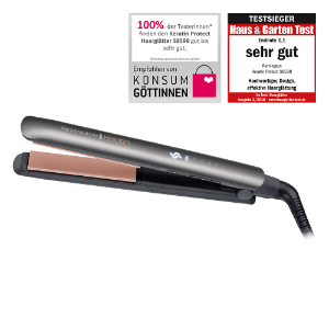 Remington S8598 Keratin Protect Haarglätter 160-230°C patentierter Hitzeschutzsensor für 3x mehr Schutz vor 