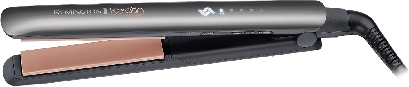 Remington S8598 Keratin Protect Haarglätter 160-230°C patentierter Hitzeschutzsensor für 3x mehr Schutz vor 