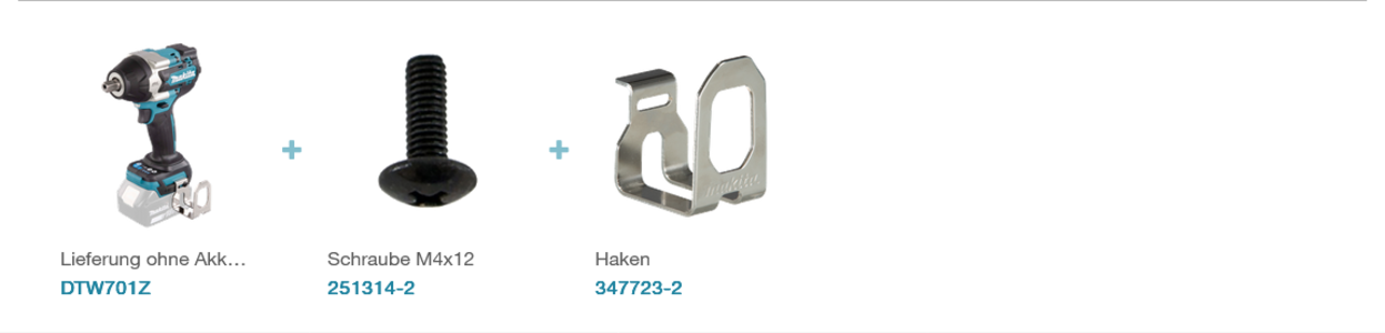 Makita DTW701Z Akku-Schlagschrauber LXT 18 V • 1/2" mit Kugelrastung • 700 Nm • 0 – 2.200 U/min