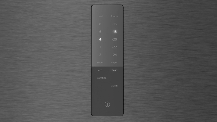 Siemens KG36NXXBF Kühl-Gefrier-Kombination mit Gefrierbereich unten, Gebürsteter schwarzer Stahl AntiFingerprint,NoFrost