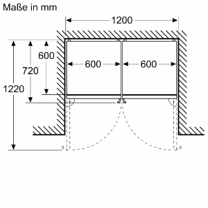 Bosch KGN36VXCT Kühl-Gefrier-Kombination mit Gefrierbereich unten  186 x 60 cm, Gebürsteter schwarzer Stahl AntiFingerprint