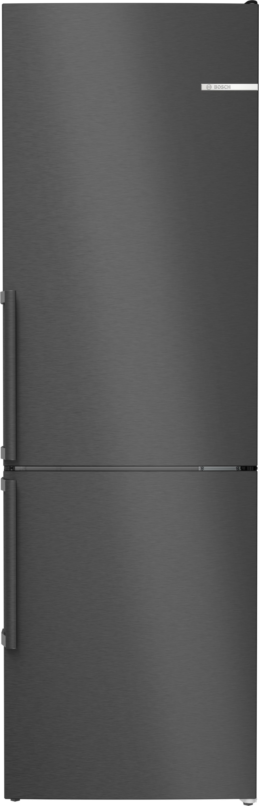 Bosch KGN36VXCT Kühl-Gefrier-Kombination mit Gefrierbereich unten  186 x 60 cm, Gebürsteter schwarzer Stahl AntiFingerprint