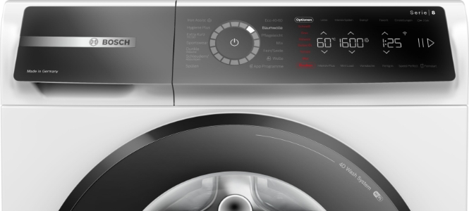 Bosch WGB246071  Waschmaschine, Frontlader, 9 kg, max. 1600 U/min. 