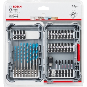 BOSCH Professional Impact C. MultiConstr.- +Bit-Set 35 tlg. 
