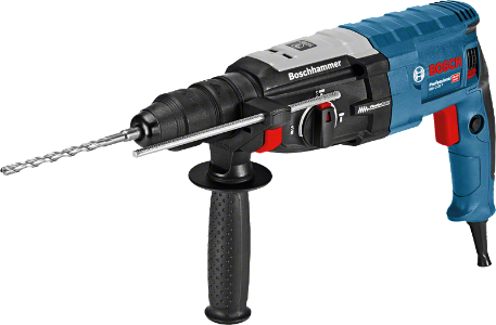 BOSCH Professional GBH 2-28 F Bohrhammer mit SDS plus 3,2 J SDS-Plus-Aufnahme, Inkl. 3 x Bohrer & Meißel