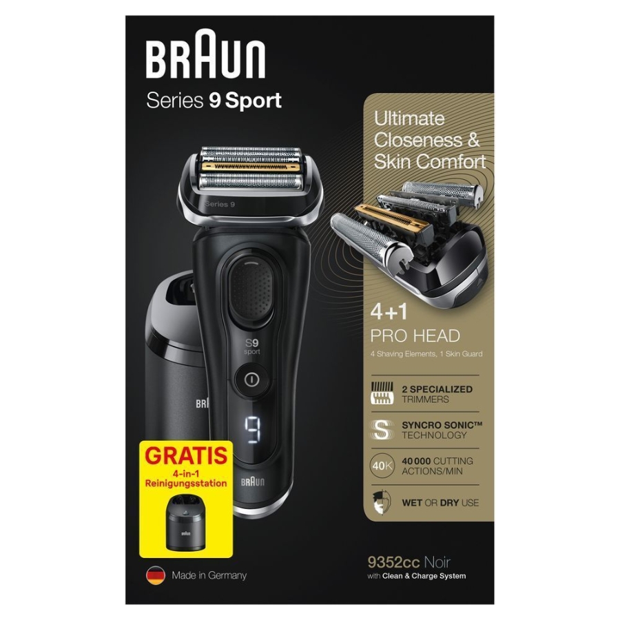 Braun Personal Care 9352cc Series 9 Sport Wet&Dry  Folienrasierer 