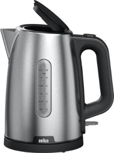 Braun Domestic Home WK 1500BK Wasserkocher Edelstahl-Schwarz 