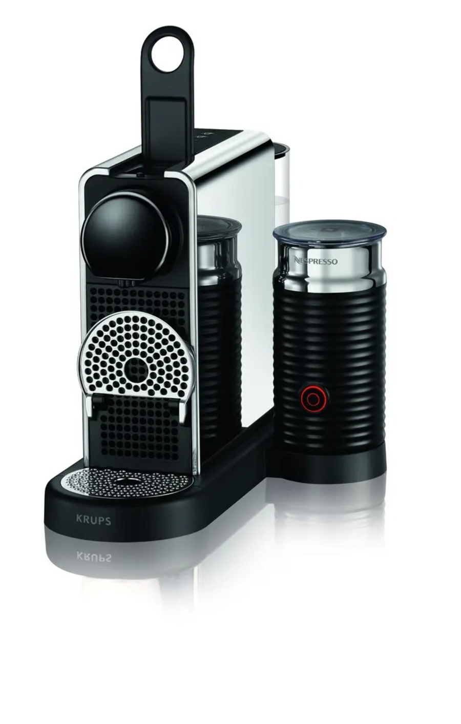 Krups XN630D CitiZ&Milk Platinum Nespresso Kapselmaschine 
