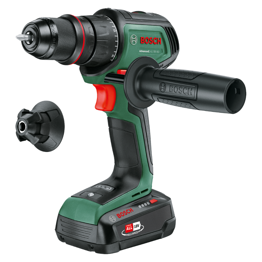 Bosch Garten & Werkzeug AdvancedDrill 18V-80 QuickSnap - 1 x 2,5-Ah-Akku und  Ladegerät