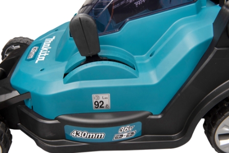 Makita DLM432PT2 Akku-Rasenmäher LXT 18 V x 2 • 43 cm • 40 L