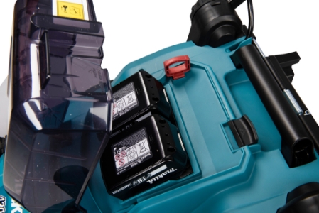 Makita DLM432PT2 Akku-Rasenmäher LXT 18 V x 2 • 43 cm • 40 L