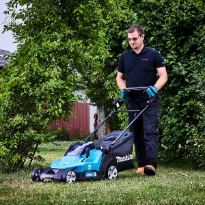 Makita DLM432PT2 Akku-Rasenmäher LXT 18 V x 2 • 43 cm • 40 L