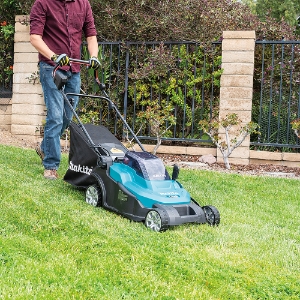 Makita DLM432PT2 Akku-Rasenmäher LXT 18 V x 2 • 43 cm • 40 L