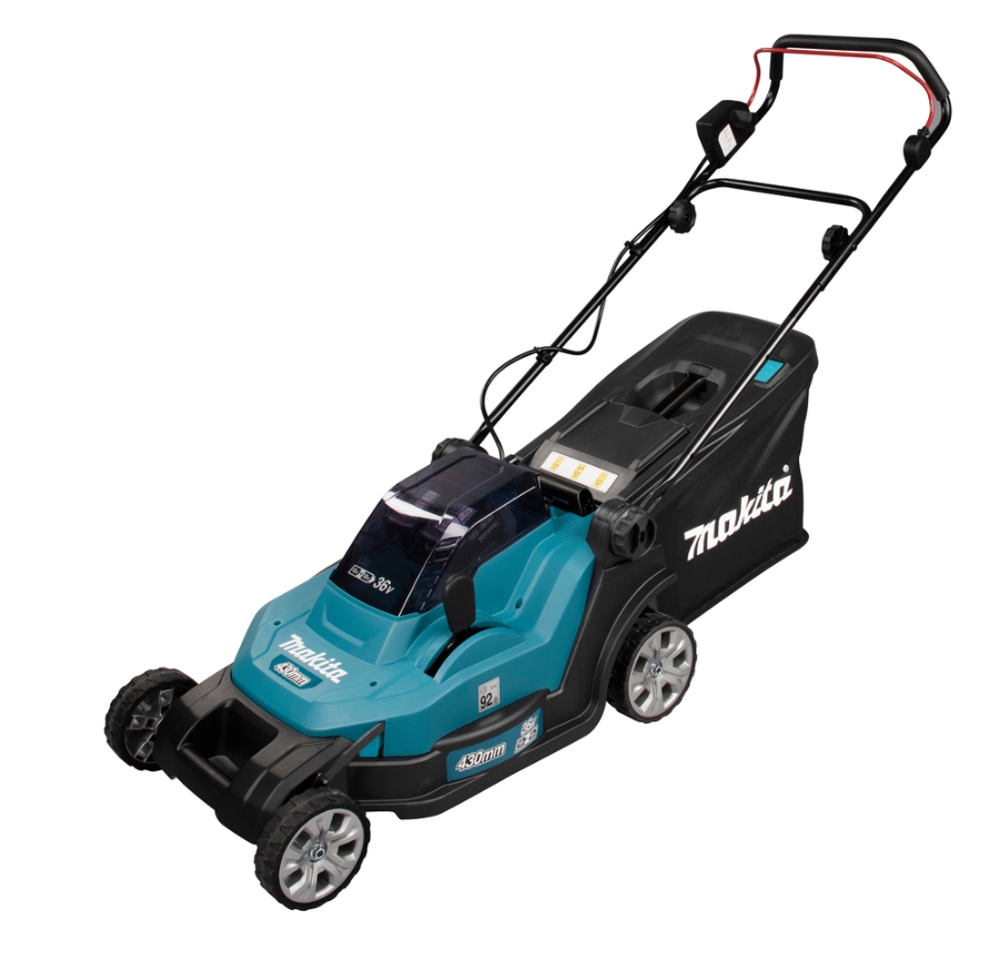 Makita DLM432PT2 Akku-Rasenmäher LXT 18 V x 2 • 43 cm • 40 L