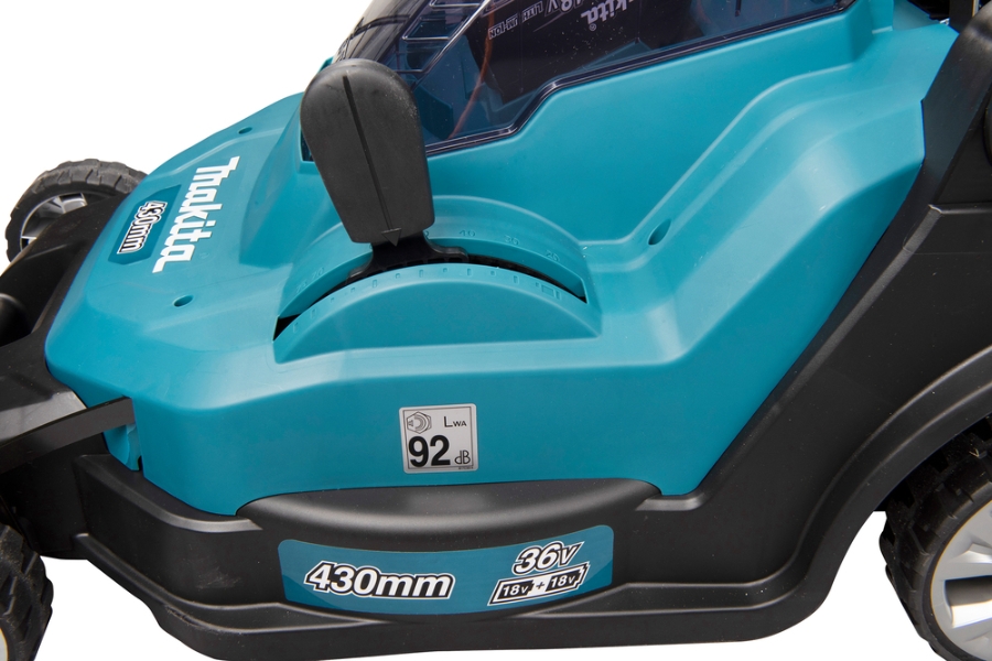 Makita DLM432PT2 Akku-Rasenmäher LXT 18 V x 2 • 43 cm • 40 L