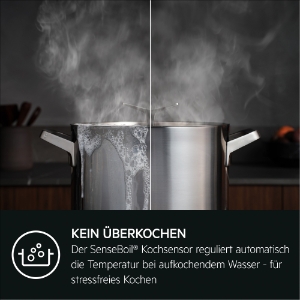 AEG TI64IB1BIZ 7000 Sense / SaphirMatt® / Autarkes Induktionskochfeld / 60 cm/Kindersicherung 