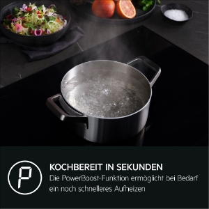 AEG TI64IB1BIZ 7000 Sense / SaphirMatt® / Autarkes Induktionskochfeld / 60 cm/Kindersicherung 