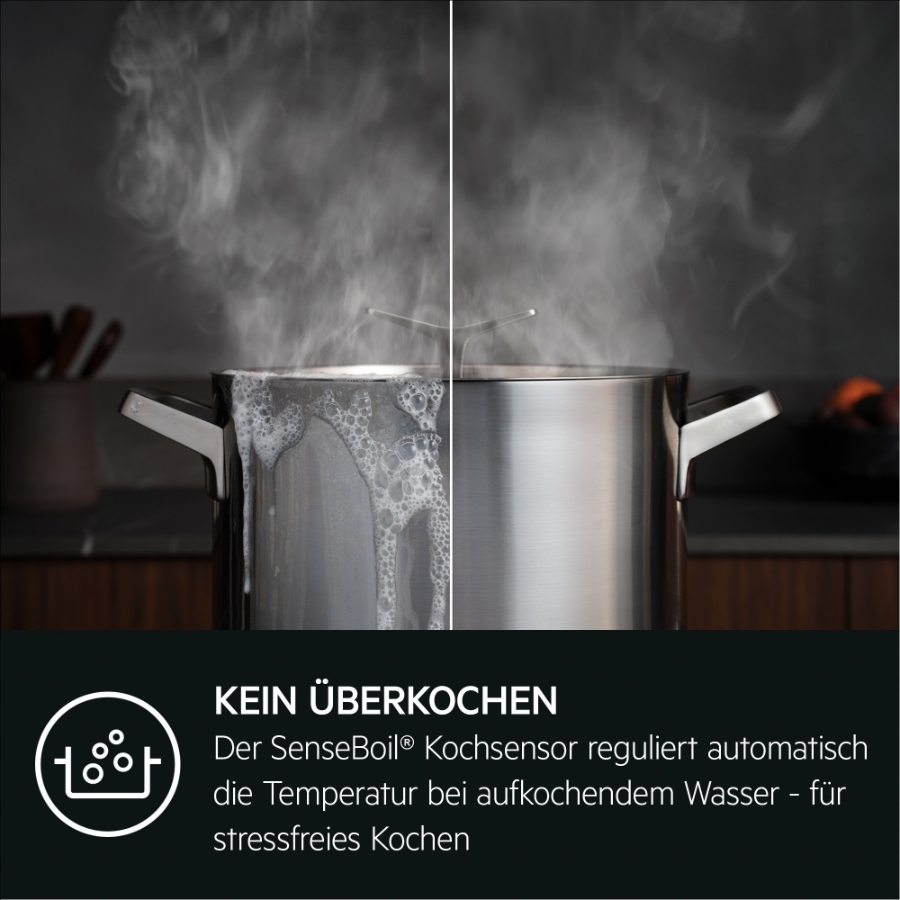 AEG TI64IB1BIZ 7000 Sense / SaphirMatt® / Autarkes Induktionskochfeld / 60 cm/Kindersicherung 