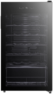 Silva WKS 1-40 Weinkühlschrank, 93 L, 34 Flaschen, G Schwarz