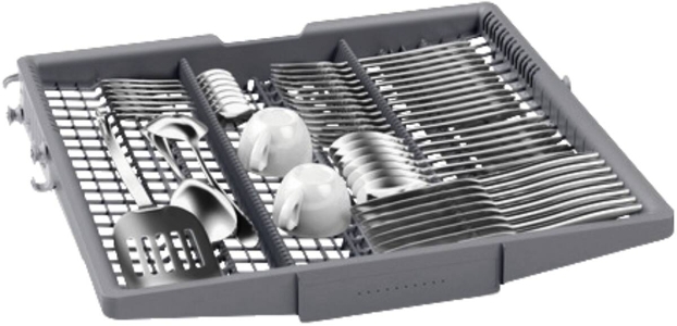 Bosch SMI6ECS12E Teilintegrierter Geschirrspüler, 60 cm, Edelstahl mit Besteckschublade