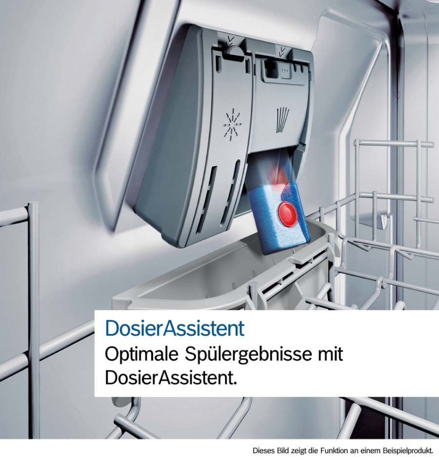 Bosch SMI6ECS12E Teilintegrierter Geschirrspüler, 60 cm, Edelstahl mit Besteckschublade