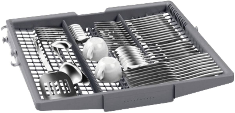 Bosch SMI6ECS12E Teilintegrierter Geschirrspüler, 60 cm, Edelstahl mit Besteckschublade