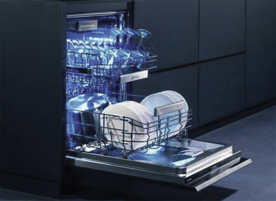 Siemens SX65EX12CE Vollintegrierter Geschirrspüler XXL mit Besteckschublade,TimeLight,EmotionLight,Innenbeleuchtung