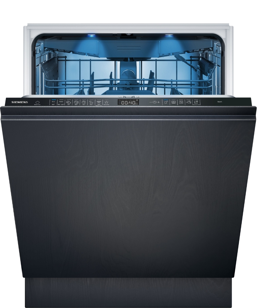 Siemens SX65EX12CE Vollintegrierter Geschirrspüler XXL mit Besteckschublade,TimeLight,EmotionLight,Innenbeleuchtung