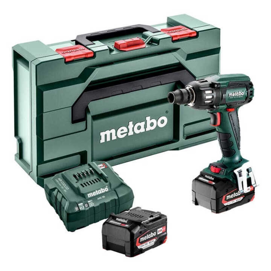 Metabo SSW 18 LTX 400 BL Schlagschrauber inkl. Koffer + 2 Akkus 4.0 602205500