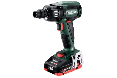 Metabo SSW 18 LTX 400 BL Akku-Schlagschraube 18V 2x4Ah LiHD Ladegerät ASC 55, metaBOX 14