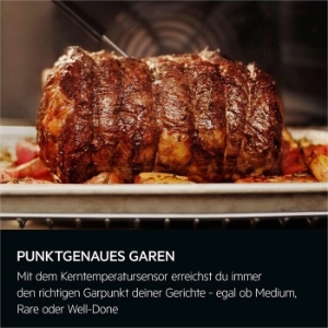 AEG TS6PB51ZAB Einbaubackofen 6000 SenseCook® /AirFry  WiFi-Vernetzung / Pyrolyse – Selbstreinigung /