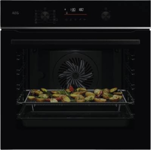 AEG TS6PB51ZAB Einbaubackofen 6000 SenseCook® /AirFry  WiFi-Vernetzung / Pyrolyse – Selbstreinigung /