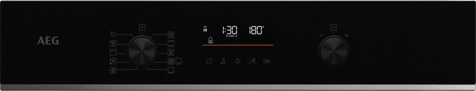 AEG TS6PB51ZAB Einbaubackofen 6000 SenseCook® /AirFry  WiFi-Vernetzung / Pyrolyse – Selbstreinigung /
