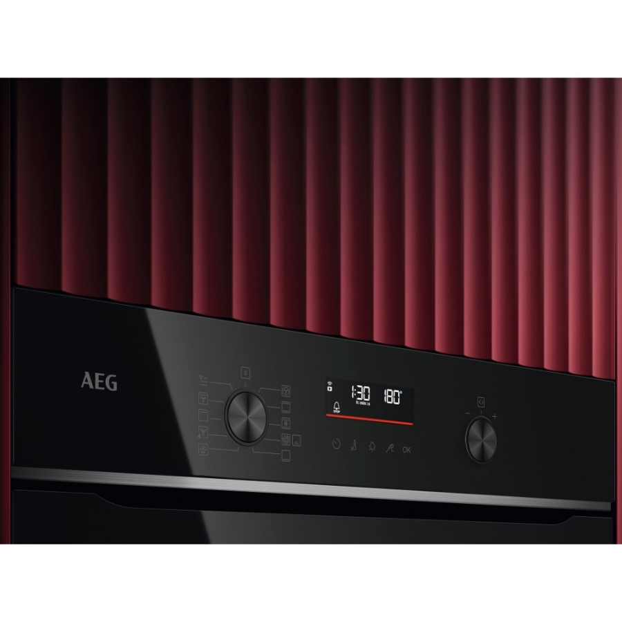 AEG TS6PB51ZAB Einbaubackofen 6000 SenseCook® /AirFry  WiFi-Vernetzung / Pyrolyse – Selbstreinigung /