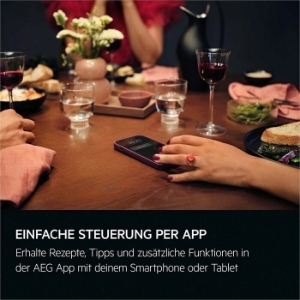 AEG TS6PB53ZAB Einbaubackofen 6000 SenseCook® /AirFry  WiFi-Vernetzung / Pyrolyse – Selbstreinigung /