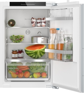 Bosch KIR21ADD1 Serie 6 Einbau-Kühlschrank ohne Gefrierfach, 88cm Flachscharnier mit Softeinzug