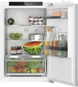 Bosch KIR21ADD1 Serie 6 Einbau-Kühlschrank ohne Gefrierfach, 88cm Flachscharnier mit Softeinzug