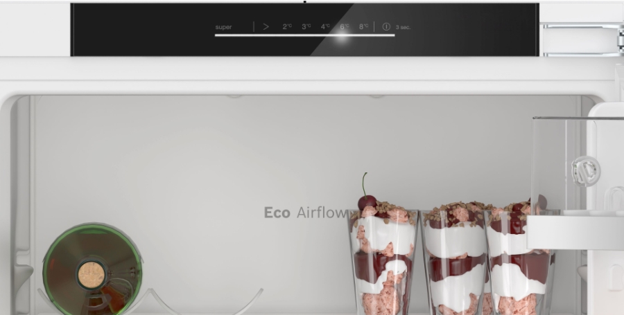 Bosch KIR21ADD1 Serie 6 Einbau-Kühlschrank ohne Gefrierfach, 88cm Flachscharnier mit Softeinzug
