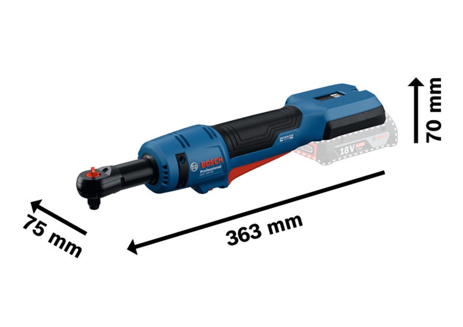 BOSCH Professional GRC 18V-60 Akku-Ratschenschrauber  06019N8000