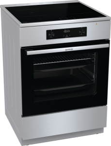 Gorenje GEIT6C60XPG Elektroherd mit Induktionskochfeld  Edelstahl,AirFry,Pizzafunktion