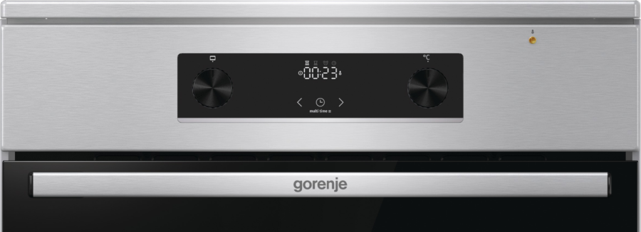 Gorenje GEIT6C60XPG Elektroherd mit Induktionskochfeld  Edelstahl,AirFry,Pizzafunktion