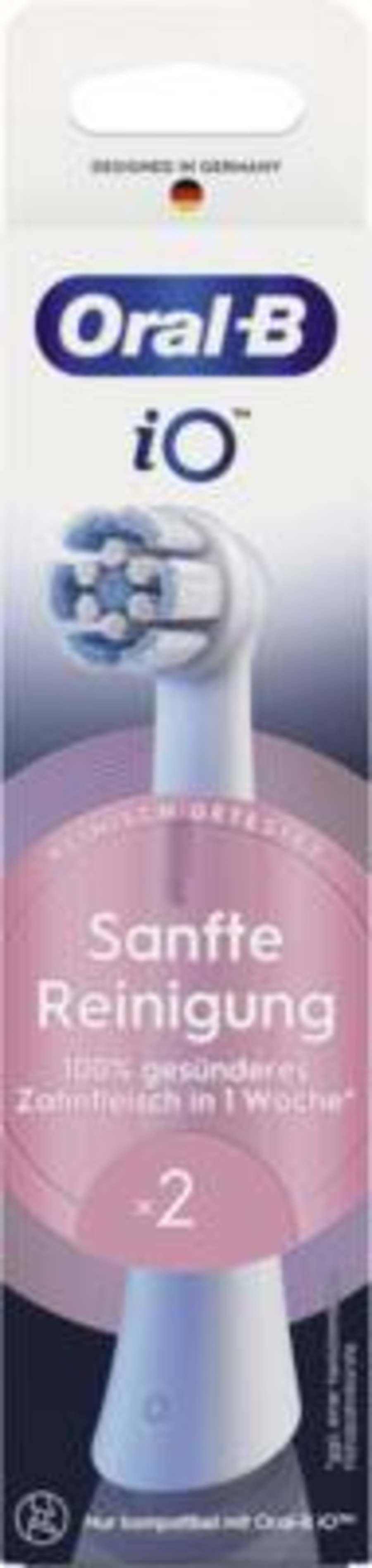 Oral-B Aufsteckbürsten iO Sanfte Reinigung 2er 8700216373609