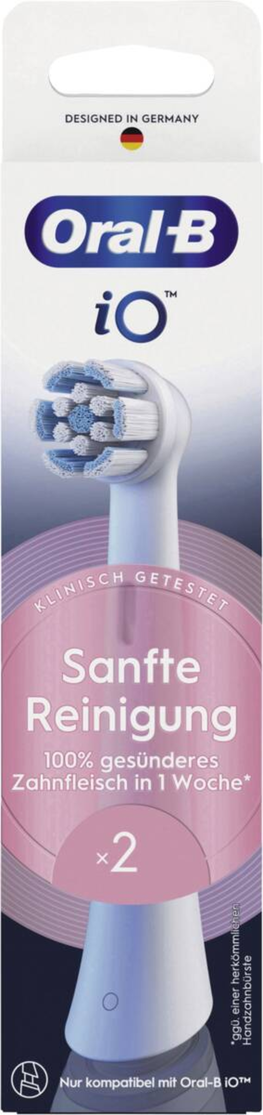 Oral-B Aufsteckbürsten iO Sanfte Reinigung 2er 8700216373609